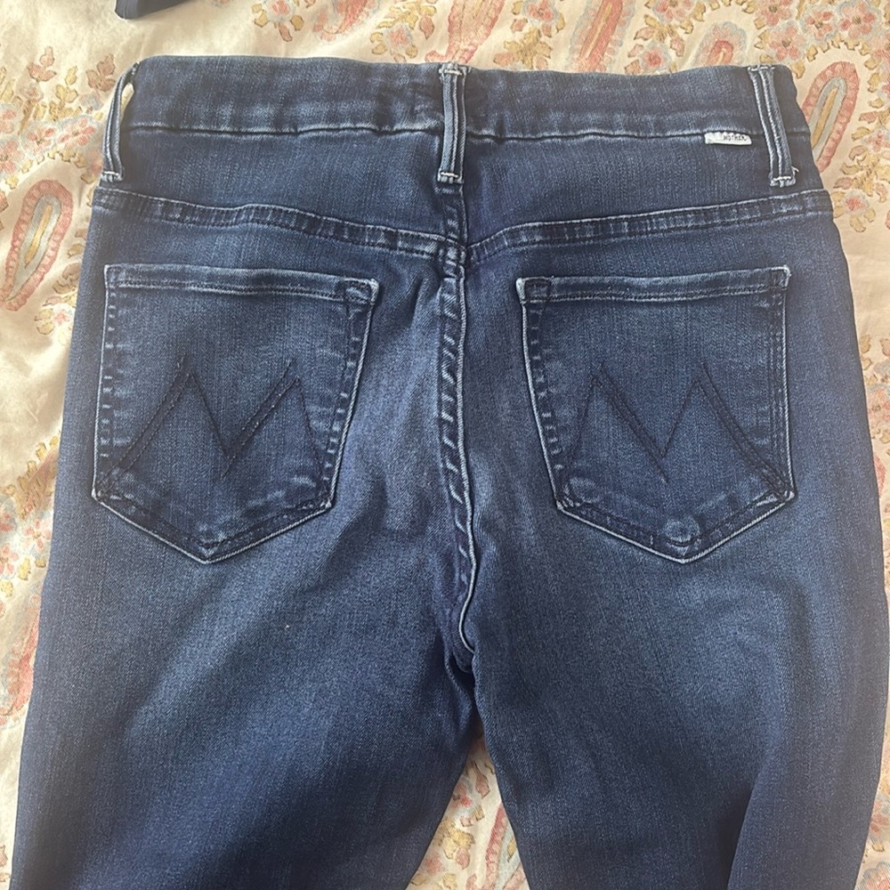 Blue mother jeans